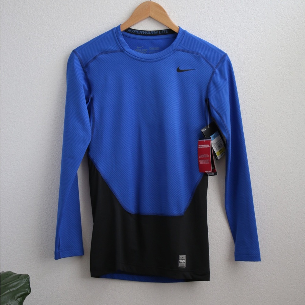 NWT Nike Hyperwarm Lite Blue Thermal Sz: M
